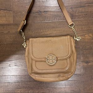Tory Burch Tan Brown Cross Body Bag